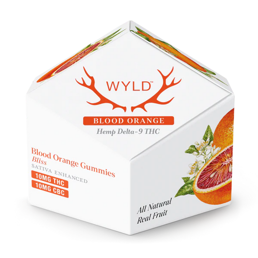 Wyld Hemp THC + CBC Sativa Bliss Blood Orange Gummies