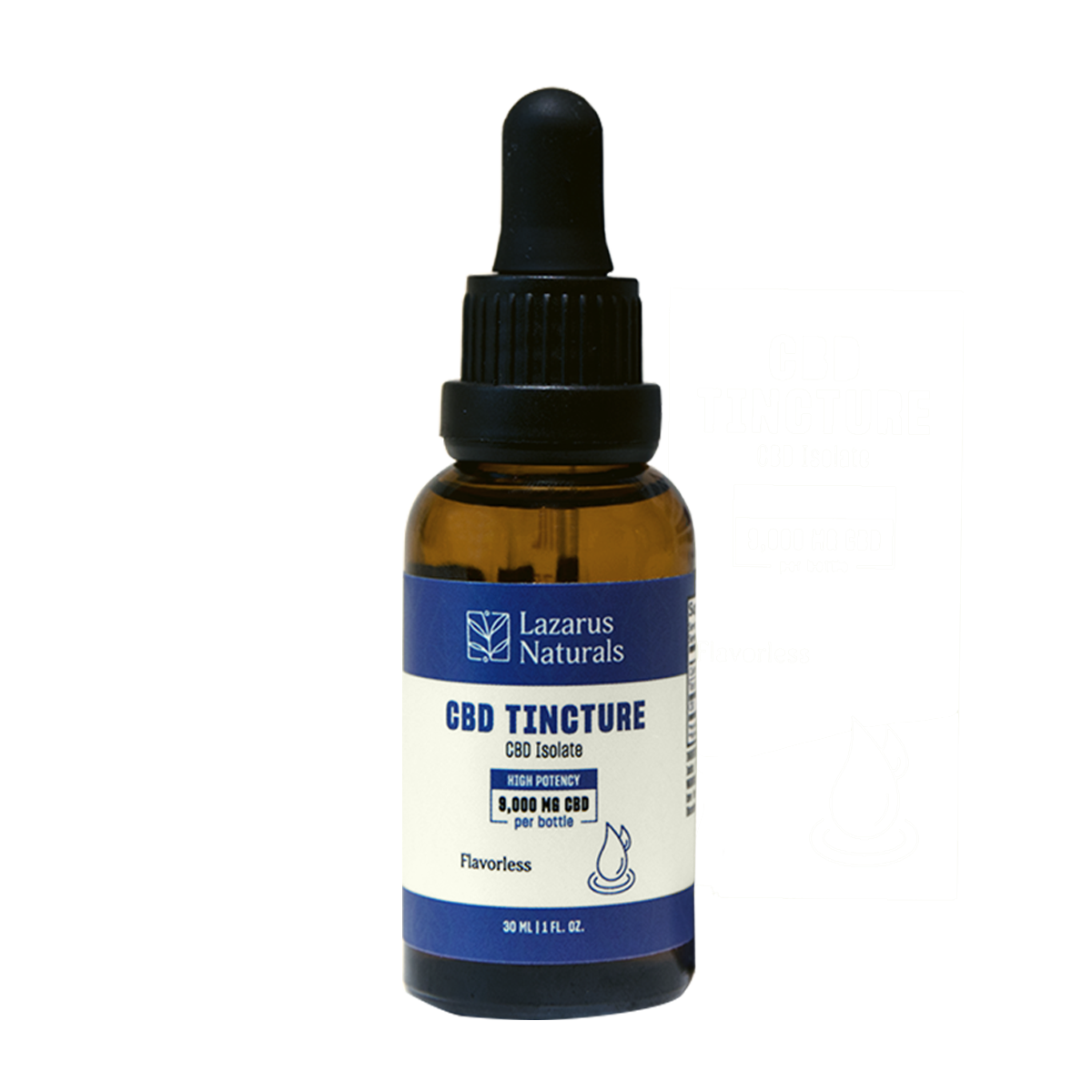 Lazarus Naturals 9000mg CBD Isolate Tincture