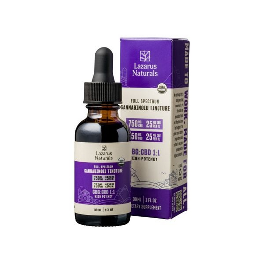 Lazarus Naturals Full Spectrum CBG/CBD Oil Tincture