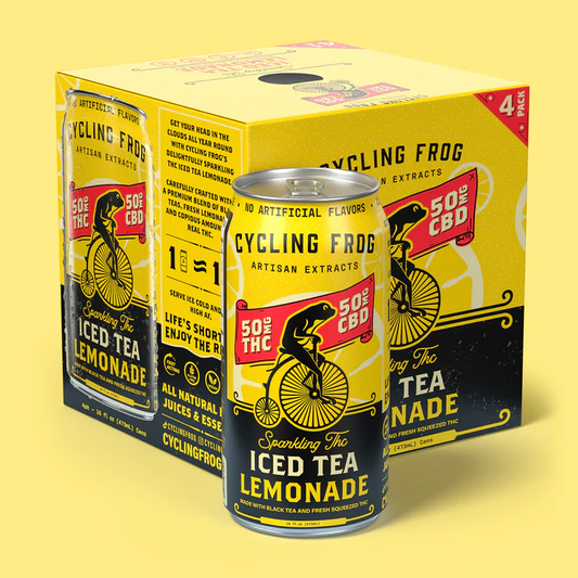 Cycling Frog 50mg THC + 50mg CBD  Iced Tea Lemonade