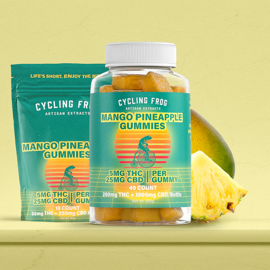 Cycling Frog 5mg THC + 25mg CBD Gummies
