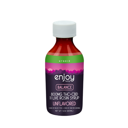 Enjoy Hemp 800mg Delta 9 THC + CBD Balance Syrup