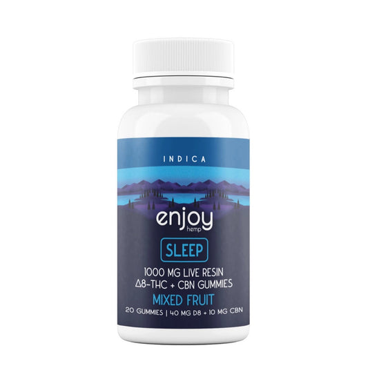 Enjoy Hemp 1000mg Delta 8 THC + CBN Sleep Gummies