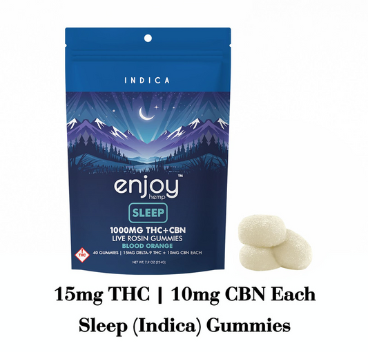 Enjoy Hemp 15mg Delta 9 + CBN Sleep Gummies