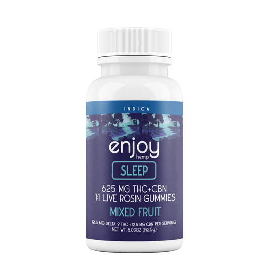 Enjoy Hemp Delta 9 THC + CBN Sleep Gummies