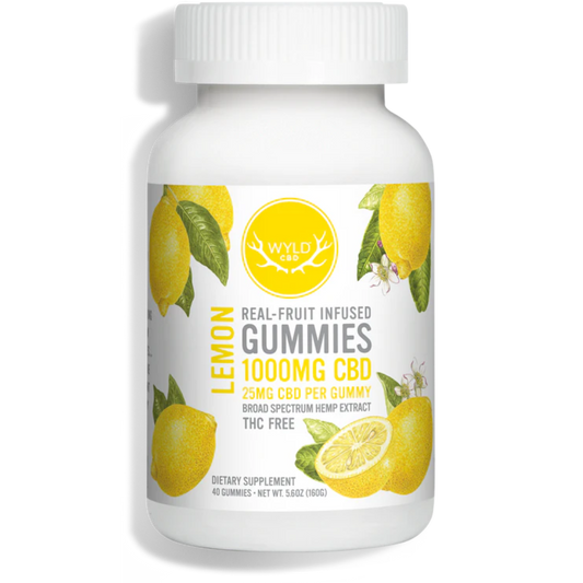 Wyld CBD Broad Spectrum Lemon Gummies