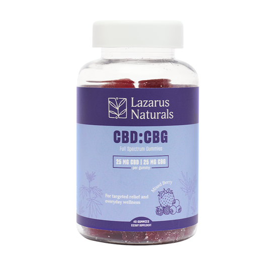 Lazarus Naturals CBD + CBG Gummies