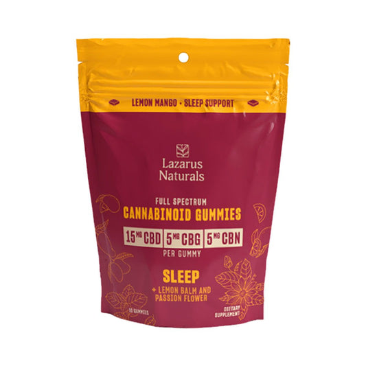 Lazarus Naturals CBD Lemon Mango Sleep Gummies