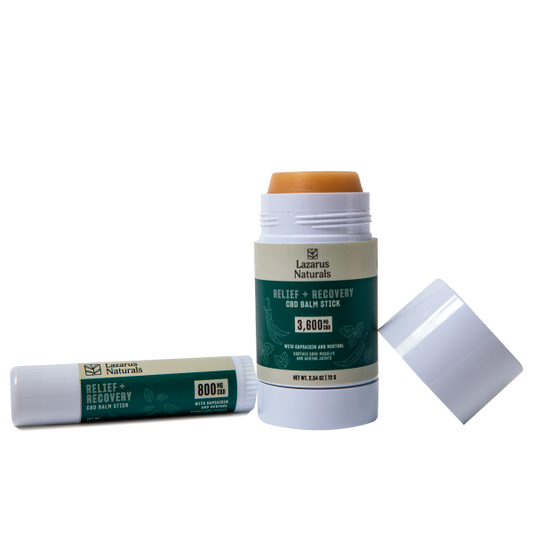 Lazarus Naturals Relief and Recovery CBD Balm Stick