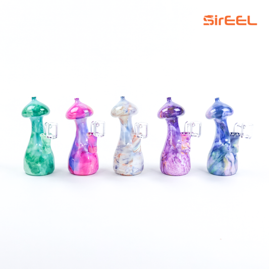 Colorful Mushroom Dab Rig
