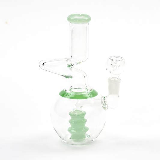 Slime Zong Water Pipe With Round Base - 8 Inch