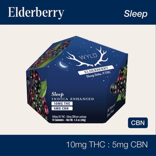 Wyld Hemp THC + CBN Indica Elderberry Gummies