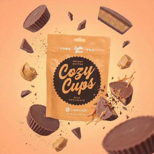 CannaAid 50mg Delta 9 THC Peanut Butter Cups