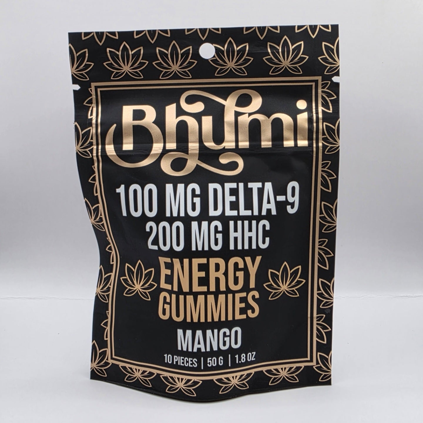 Bhumi Delta 9 THC + HHC Energy Mango Gummies